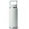 YETI Rambler 26 oz Bottle, Vacuum Insulated, Stainless Steel with Color Matching Straw Cap(Ridgeline)