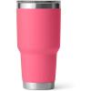 YETI Rambler 30 oz Tumbler, Stainless Steel, Vacuum Insulated with MagSlider Lid, Ridgeline(Tropical Pink)