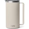 YETI Rambler 64 oz Pitcher, Vacuum Insulated, Stainless Steel with MagSlider Lid, Ridgeline(Cape Taupe)