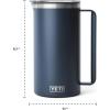 YETI Rambler 64 oz Pitcher, Vacuum Insulated, Stainless Steel with MagSlider Lid, Ridgeline(Cherry Blossom – Textured)