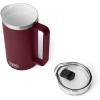 YETI Rambler 64 oz Pitcher, Vacuum Insulated, Stainless Steel with MagSlider Lid, Ridgeline(Wild Vine Red)