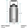 YETI Rambler Gallon Jug, Vacuum Insulated, Leakproof, Stainless Steel with MagCap(Wild Vine Red)
