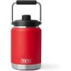 YETI Rambler Half Gallon Jug 2.0, Vacuum Insulated, Leakproof, Stainless Steel with MagCap, Venom(Rescue Red)