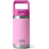 YETI Rambler Jr. 12 oz Kids Bottle, with Straw Cap(Power Pink/Wildflower)