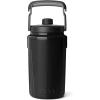 YETI Silo Half Gallon Insulated Chug Cap Water Jug – Leakproof, Lightweight Sports Bottle with Fence Hook Handle – Keeps Drinks Ice-Cold – Ideal for Gym, Sports & Tournaments, Venom(Black)