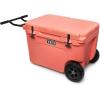 YETI Tundra Haul Portable Wheeled Cooler(Coral)