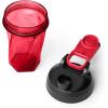 YETI Yonder Helimix Vortex Blender Shaker Bottle Holds up to 20oz | No Blending Ball or Whisk | USA Made | Portable Pre Workout Whey Protein Drink Shaker Cup | Dishwasher Safe, Venom(Rescue Red)