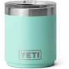 YETI Rambler 10 oz Ceramic Lined Lowball 2.0, Vacuum Insulated with MagSlider Lid, Cape Taupe(Seafoam)