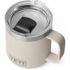 YETI Rambler 10 oz Ceramic Lined Stackable Mug, Vacuum Insulated, Stainless Steel with MagSlider Lid, Ridgeline(Cape Taupe)