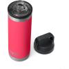 YETI Rambler 18 oz Bottle, Leakproof, Vacuum Insulated, Stainless Steel with Chug Cap, Ridgeline(Bimini Pink)