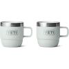 YETI Rambler 6 oz Stackable Mug, Stainless Steel, Vacuum Insulated Espresso/Coffee Mug, 2 Pack(Ridgeline)