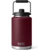 YETI Rambler Gallon Jug, Vacuum Insulated, Leakproof, Stainless Steel with MagCap(Wild Vine Red)