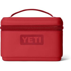 YETI Daytrip 3L Insulated Soft Cooler Snack Box, Charcoal(Rescue Red)