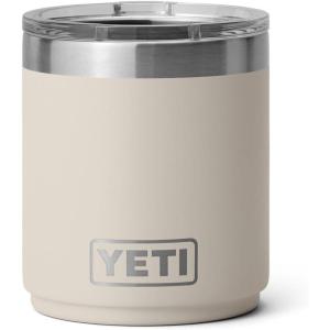 YETI Rambler 10 oz Ceramic Lined Lowball 2.0, Vacuum Insulated with MagSlider Lid, Cape Taupe(Cape Taupe)