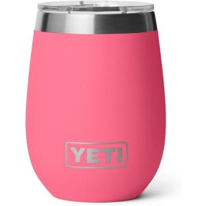 YETI Rambler 10 oz Wine Ceramic Lined Tumbler, Tropical Pink(Tropical Pink)