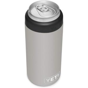 YETI Rambler 12 oz. Colster Slim Can Insulator for the Slim Hard Seltzer Cans, Ridgeline(Granite Gray (With Can Insert))