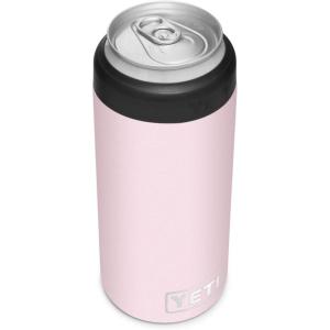 YETI Rambler 12 oz. Colster Slim Can Insulator for the Slim Hard Seltzer Cans, Ridgeline(Ice Pink (With Can Insert))