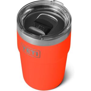 YETI Rambler 16 oz Stackable Tumbler, Vacuum Insulated, Stainless Steel with MagSlider Lid | Stackable, Vacuum Insulated, MagSlider Lid, Stackable, Vacuum Insulated, MagSlider Lid(Solar Flare)