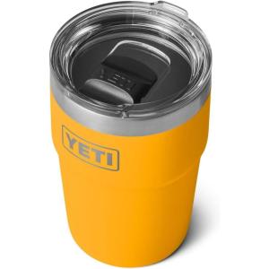 YETI Rambler 16 oz Stackable Tumbler, Vacuum Insulated, Stainless Steel with MagSlider Lid | Stackable, Vacuum Insulated, MagSlider Lid, Stackable, Vacuum Insulated, MagSlider Lid(Beekeeper)