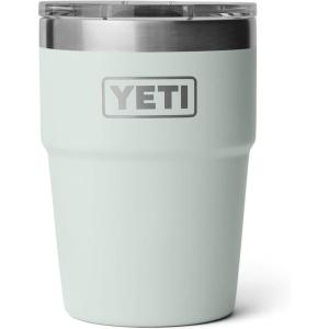 YETI Rambler 16 oz Stackable Tumbler, Vacuum Insulated, Stainless Steel with MagSlider Lid | Stackable, Vacuum Insulated, MagSlider Lid, Stackable, Vacuum Insulated, MagSlider Lid(Ridgeline)