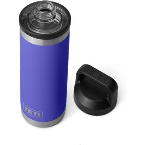 YETI Rambler 18 oz Bottle, Leakproof, Vacuum Insulated, Stainless Steel with Chug Cap, Ridgeline(Ultramarine Violet)