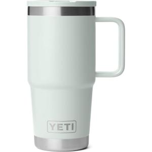 YETI Rambler 20 oz Travel Mug with Flip Straw Lid – Stainless Steel, Vacuum Insulated, Leakproof, Cup Holder Friendly(Ridgeline)