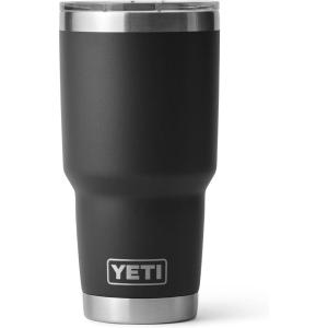 YETI Rambler 30 oz Tumbler, Stainless Steel, Vacuum Insulated with MagSlider Lid, Ridgeline(Black)
