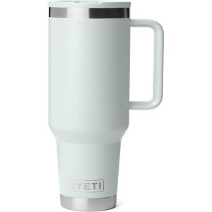 YETI Rambler 40 oz Travel Mug with Flip Straw Lid – Stainless Steel, Vacuum Insulated, Leakproof, Cup Holder Friendly(Ridgeline)