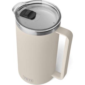 YETI Rambler 64 oz Pitcher, Vacuum Insulated, Stainless Steel with MagSlider Lid, Ridgeline(Cape Taupe)