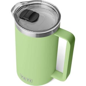 YETI Rambler 64 oz Pitcher, Vacuum Insulated, Stainless Steel with MagSlider Lid, Ridgeline(Key Lime)