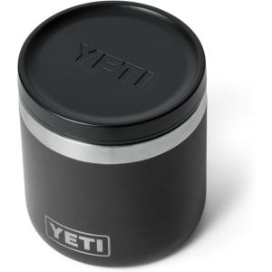 YETI Rambler 8 oz Food Jar, Vacuum Insulated, Stainless Steel, With Airtight Lid, Ridgeline(Black)