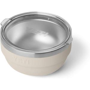 YETI Rambler Bowl, Vacuum Insulated, Stackable and Nestable Stainless Steel Bowl with Lid, 4.5 Quart, Ridgeline(Cape Taupe)