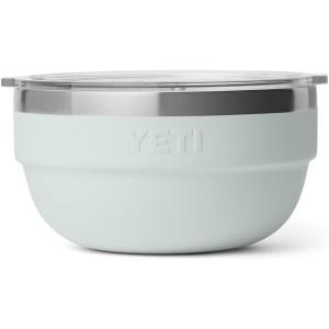 YETI Rambler Bowl, Vacuum Insulated, Stackable and Nestable Stainless Steel Bowl with Lid, 4.5 Quart, Ridgeline(Ridgeline)