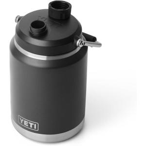 YETI Rambler Half Gallon Jug 2.0, Vacuum Insulated, Leakproof, Stainless Steel with MagCap, Venom(Black)