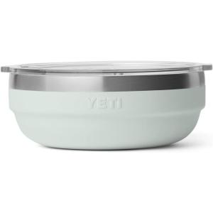 YETI Rambler Low Bowl, Vacuum Insulated, Stackable and Nestable Stainless Steel Bowl with Lid, 1.6 Quart, Ridgeline(Ridgeline)