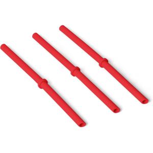 YETI Silicone Adjustable Straw Pack – Dishwasher Safe – Easy Sipping – Ultra-Durable, Multi-Color(Rescue Red)