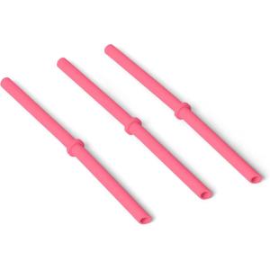 YETI Silicone Adjustable Straw Pack – Dishwasher Safe – Easy Sipping – Ultra-Durable, Multi-Color(Tropical Pink)