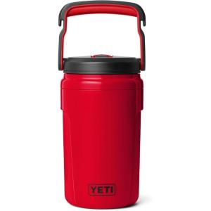 YETI Silo 40 oz Insulated Magslider Straw Cap Water Jug – Leakproof, Lightweight Sports Bottle with Fence Hook Handle – Keeps Drinks Ice-Cold – Ideal for Gym, Sports & Tournaments, Venom(Rescue Red)