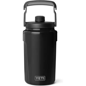 YETI Silo Half Gallon Insulated Chug Cap Water Jug – Leakproof, Lightweight Sports Bottle with Fence Hook Handle – Keeps Drinks Ice-Cold – Ideal for Gym, Sports & Tournaments, Venom(Black)