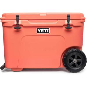 YETI Tundra Haul Portable Wheeled Cooler(Coral)
