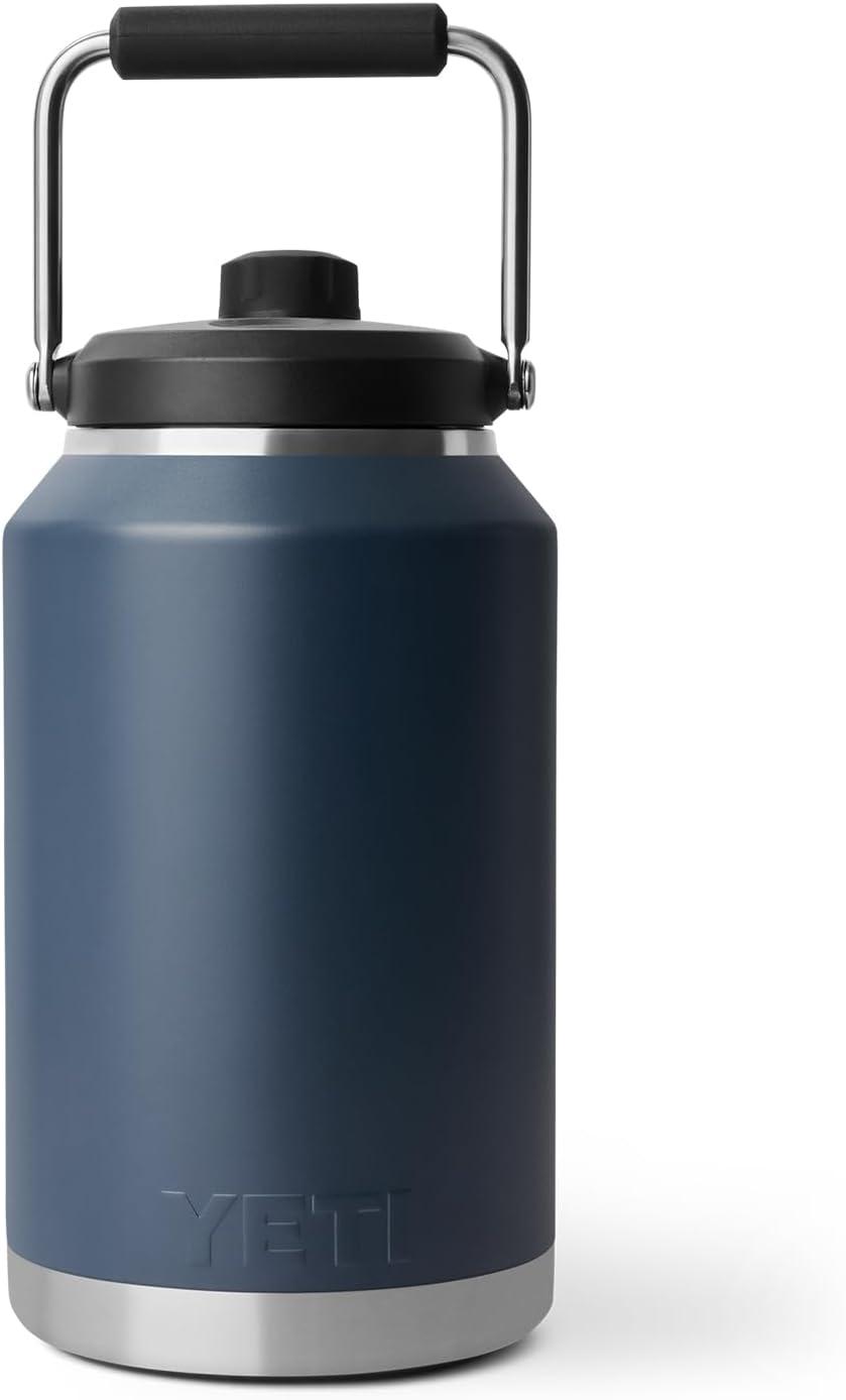 imageYETI Rambler Gallon Jug 20 Vacuum Insulated Leakproof Stainless Steel with MagCap VenomNavy