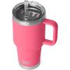 YETI Rambler 35 oz Straw Mug 2.0 – Double-Wall Vacuum Insulation for Cold Beverages – Dishwasher Safe – Cupholder Compatible – Reusable Straw – Comfortable Grip Handle – Travel Mug – Ridgeline(Tropical Pink)
