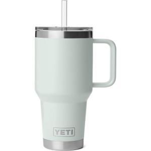 YETI Rambler 35 oz Straw Mug 2.0 – Double-Wall Vacuum Insulation for Cold Beverages – Dishwasher Safe – Cupholder Compatible – Reusable Straw – Comfortable Grip Handle – Travel Mug – Ridgeline(Ridgeline)